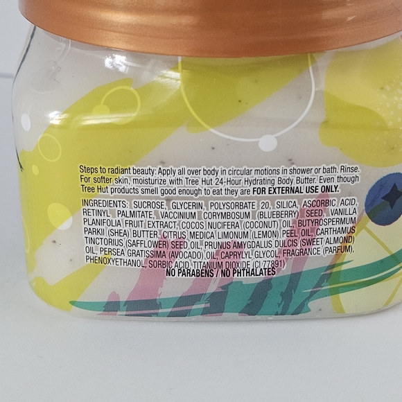 TREE HUT LEMON BLUEBERRY TART SUGAR SCRUB - Picture 2 of 4